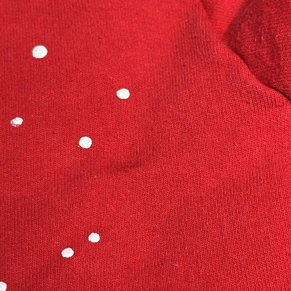 Vintage Blair Christmas Cat Red Crewneck Sweatshirt Size Medium - Picture 9 of 9